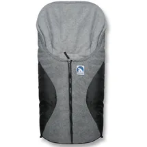 Heitmann Eisbärchen Fußsack Babyschale, Design:schwarz/grau GS