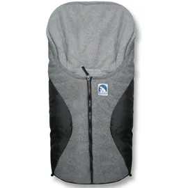 Heitmann Eisbärchen Fußsack Babyschale, Design:schwarz/grau GS