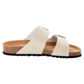 TAMARIS Damen Pantolette flach, beige, 39 EU