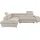 Cotta Ecksofa »Chef L-Form«, mit Kopfteilverstellung, wahlweise mit Bettfunktion beige
