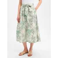 s.Oliver Faltenrock Damen Floral Grün 40