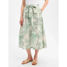 s.Oliver Faltenrock Damen Floral Grün 40