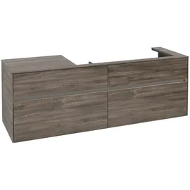 Villeroy & Boch Waschbeckenunterschrank Collaro 4 Auszüge 160 x 54,8 x 50 cm Stone Oak