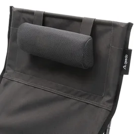 Qeedo Johnny Portable (Schnellaufbau) Bequeme Sitzhöhe, Hochlehner mit Kopfstütze, Campingstuhl faltbar, kleines Packmaß