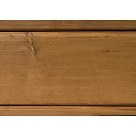 MASSIVMOEBEL24.DE Balkenbett 200 x 200 cm Beige