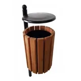 QLS Mülleimer 9566 33,5 l Schwarz
