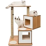 VESPER V-Double 65 x 65 x 103,5 cm walnuss