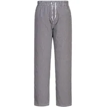 PORTWEST Kochhose Bromley, Hosenlänge: Reg, Farbe: Schwarz/Weiß kariert, Größe: XXXL, C079CKRXXXL