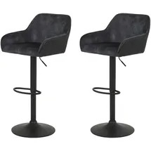 Hela Barhocker DOLLIE 51 x 89 x 53 cm Schwarz