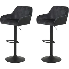 Hela Barhocker DOLLIE 51 x 89 x 53 cm Schwarz