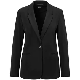 GOLDNER Damenblazer mit Reverskragen und Paspeltaschen in schwarz | Gr.: 52