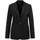 GOLDNER Damenblazer mit Reverskragen und Paspeltaschen in schwarz | Gr.: 52