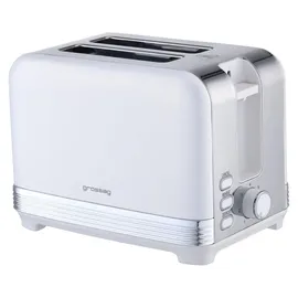 Grossag Edelstahl-Toaster Weiß