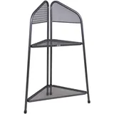 Garden Pleasure Eckregal Ekko 48 x 27 x 100 cm Grau