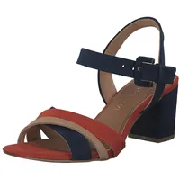Marco Tozzi Damen Sandalen mit Absatz Elegant Vegan, Blau