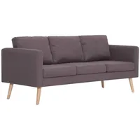 VidaXL 3-Sitzer-Sofa Stoff Taupe