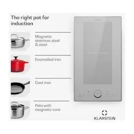 Klarstein Delicatessa Slim Domino weiß