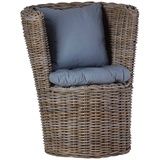 Rattansessel 'Mega' 100% Baumwolle, Rattan