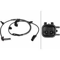 Hella 6PU 358 217-601 Sensor, Raddrehzahl - 2-polig -