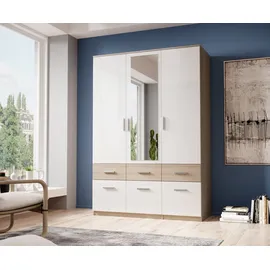Stella Trading Z2 Drehtürenschrank 3-türig BOX - B/H/T ca. 135,00x198,00x55,00