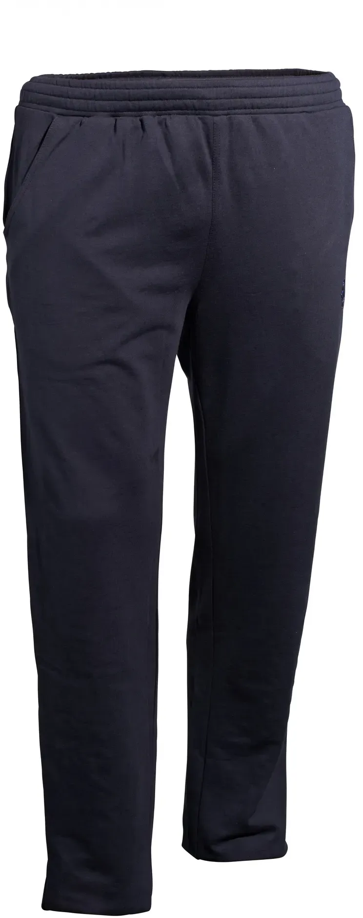 Sweathose AHORN SPORTSWEAR, Herren, Gr. 6XL, EURO-Größen, blau (dunkelblau), 70% Baumwolle, 30% Polyester, bestickt, meliert, lang, Hosen Sweathose, in schlichtem Design