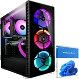 KRAFTPC High End Gaming-PC AMD Ryzen7 5700X - GeForce RTX4060 8GB - 1TB M.2 NVMe SSD - 32GB DDR4 - Win11 - WLAN - Gamer PC Desktop PC Gaming Computer