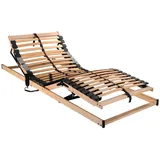 Sleeptex Lattenrost, Holz, Metall, Kunststoff, Birke, Buche,Birke, Schichtholz, vollmassiv,Schichtholz, 90x190 cm, Made in Germany, Über- und Sondergrößen erhältlich, Federholzleisten verleimt, Federleisten mit Duokappen, Mittelgurt, individuelle Liegehärteeinstellung, verstellbar, Motorverstellung, alternative Größen erhältlich, Schlafzimmer, Lattenroste, Lattenrost elektrisch