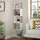 Livetastic Bücherregal Piri 35 x 30 x 161 cm Mokka/Weiß