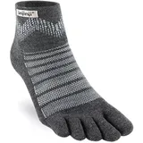 injinji Outdoor Midweight Mini-Crew Wandersocken grau L