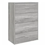 VidaXL Sideboard Grau Sonoma 60x31x84 cm Holzwerkstoff