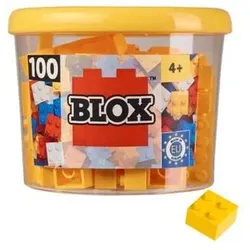 SIMBA 104114110 Blox 100 gelbe 4er Steine in Dose