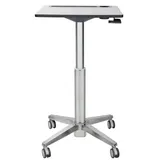 Ergotron LearnFit mobiler Steh-Sitz Tisch mit 40,0cm Höhenverstellung 88-129cm