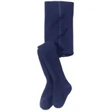 hessnatur Strumpfhose Plüsch Blau 62/68