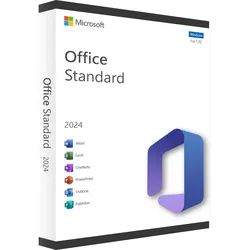 Microsoft Office 2024 Standard - Produktschlüssel - Sofort-Download - Vollversion - Deutsch