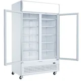 METRO Professional Doppeltüriger Getränkekühlschrank GSC2100, 120 x 72.5 x 206.6 cm, 930 L, weiß