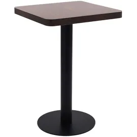 vidaXL Bistrotisch 50 x 50 x 75 cm Dunkelbraun