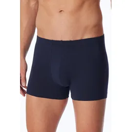 SCHIESSER Boxershorts unifarben Dunkelblau XL 3er Pack