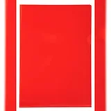 Exacompta 10x Pack 10 Aktensichthüllen glattem festem PVC 130μ A4 Rot