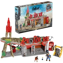 Mattel Fallout Red Rocket Bauspielzeug-Set mit 2 Figuren (824 Teile)
