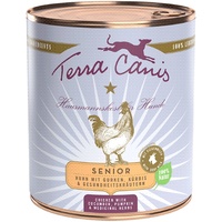 Terra Canis x 800 g Terra Canis Senior Getreidefrei Huhn mit Gurken, Kürbis und Gesundheitskräutern Hundenassfutter