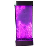 JVmoebel Wandpaneel Trennwand Regal Schrank Wasserwand Säule Wände Waterwall LED, Made in Europa weiß
