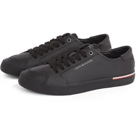 Tommy Hilfiger Core CORPORATE Leather Low Top, schwarz, (Black), 45 - 45 EU
