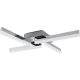 LINDBY Patrik, 59 cm, 4-flammig, chrom, IP44