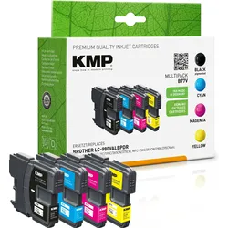 KMP MULTIPACK B77V - 4er-Pack - Schwarz, Gelb, Cyan, Magenta - kompatibel - Tint