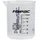 FRIPAC-MEDIS Messbecher mit Messskala von 30-130 ml, zum Abmessen von Flüssigkeiten/Feststoffen, transparent