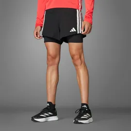 adidas adizero 2 in 1 short schwarz mann - M