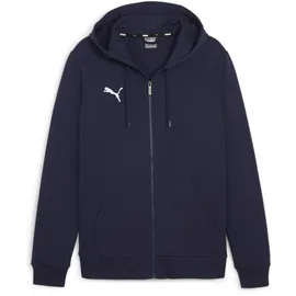 Puma teamGOAL Casuals Kapuzenjacke Herren 06 navy/white M