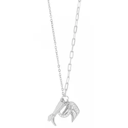 Kette mit Anhänger ADELIA ́S, silber, Halsketten, Damen, unbekannt