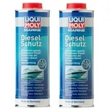 2x Liqui Moly Marine Diesel Schutz Additiv 1 Liter Dose - 25002