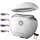 rolandus EMS Gua Sha,Rolandus® Gesichtsmassagegerät Gua Sha Elektrisch mit Vibration & Wärme Gesichtsformungswerkzeug mit Rot,Blau,Grün&Buntfarbigslicht Face Massager Für Gesicht Anti Falten Anti Aging